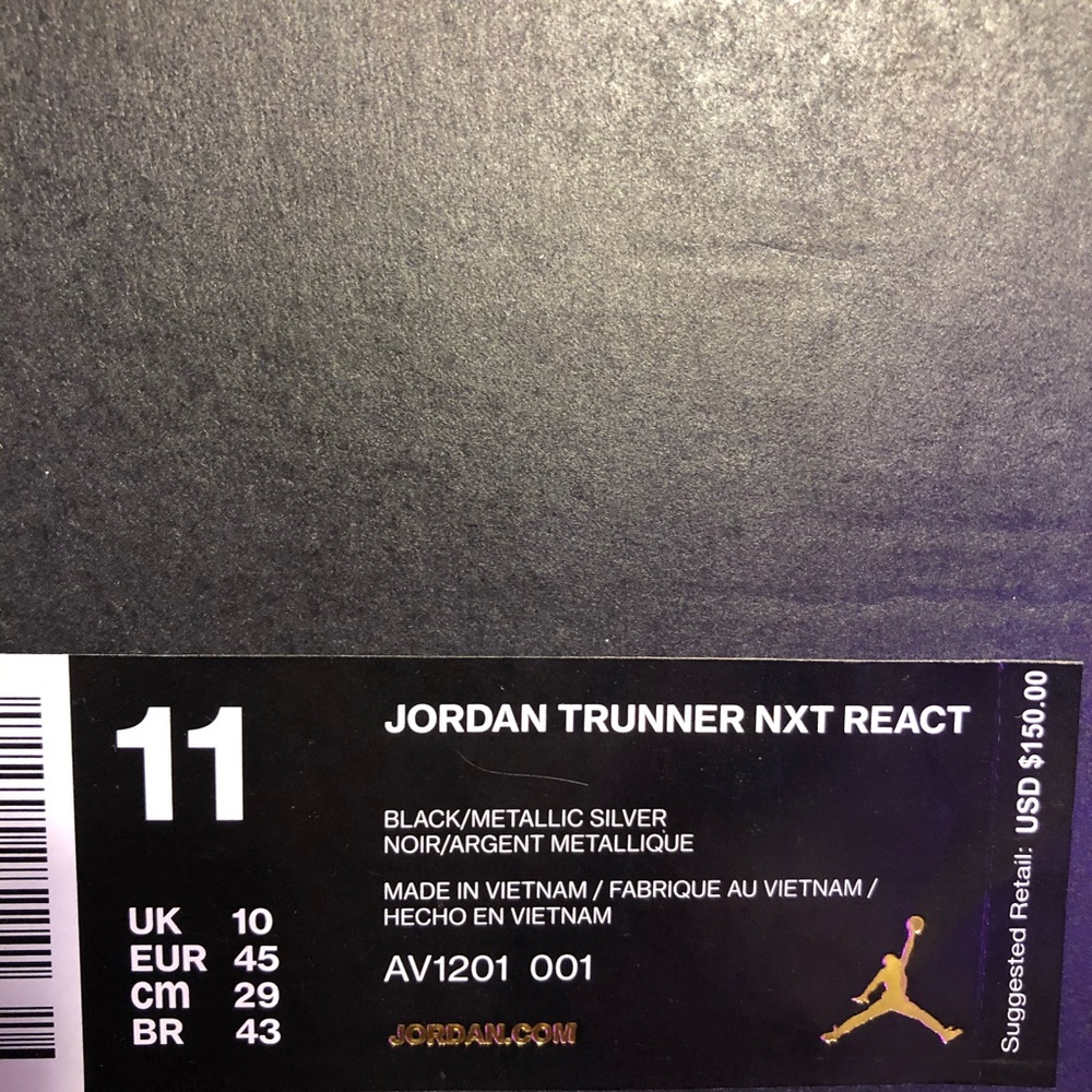 JORDAN TRUNNER NXT REACT SIZE 11 - Picture 6 of 6